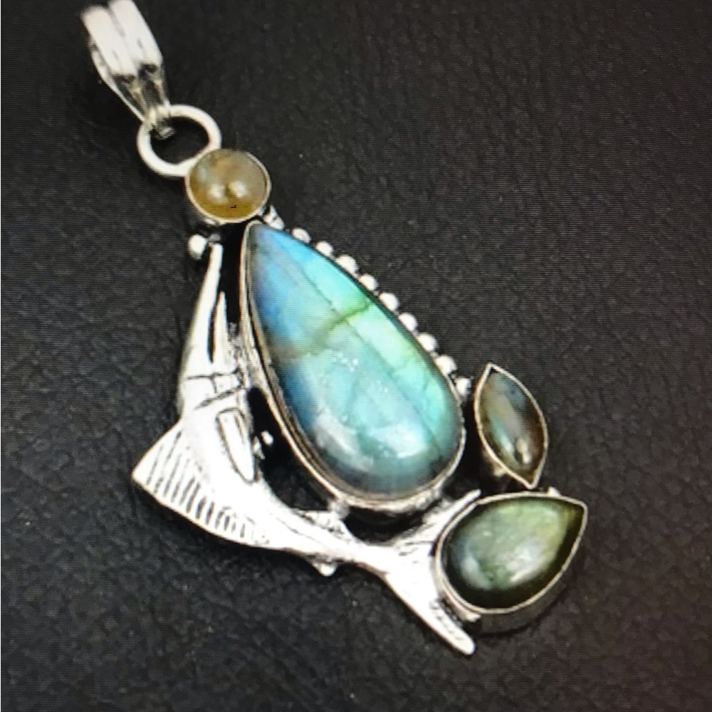 Labradorite 925 Sterling Silver Necklace